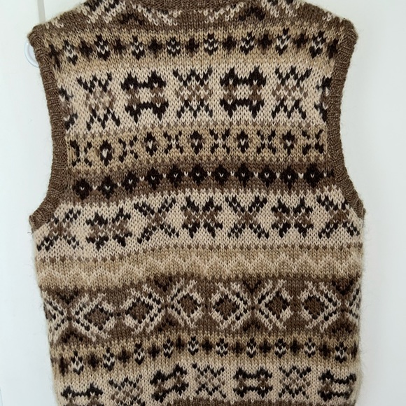 Lauren Jeans Company wool full zip mock neck sweater vest sz L EUC - Picture 6 of 6